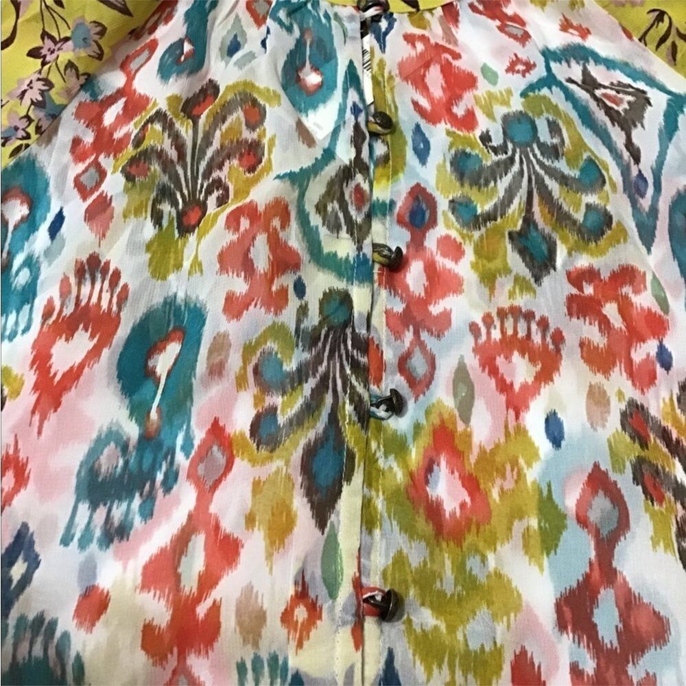 Anthropologie Maureen Babydoll Long Sleeve Tunic Top New With Tag Size XS - Picture 5 of 9